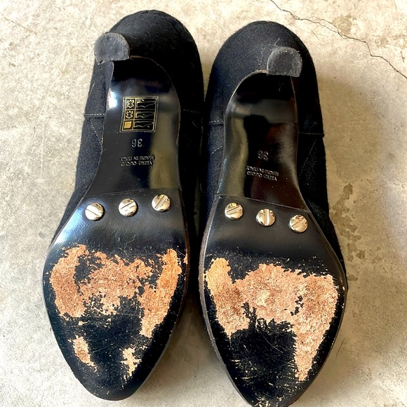 Acne Studios Black Quilted heels, size 36 - Picture 2 of 5